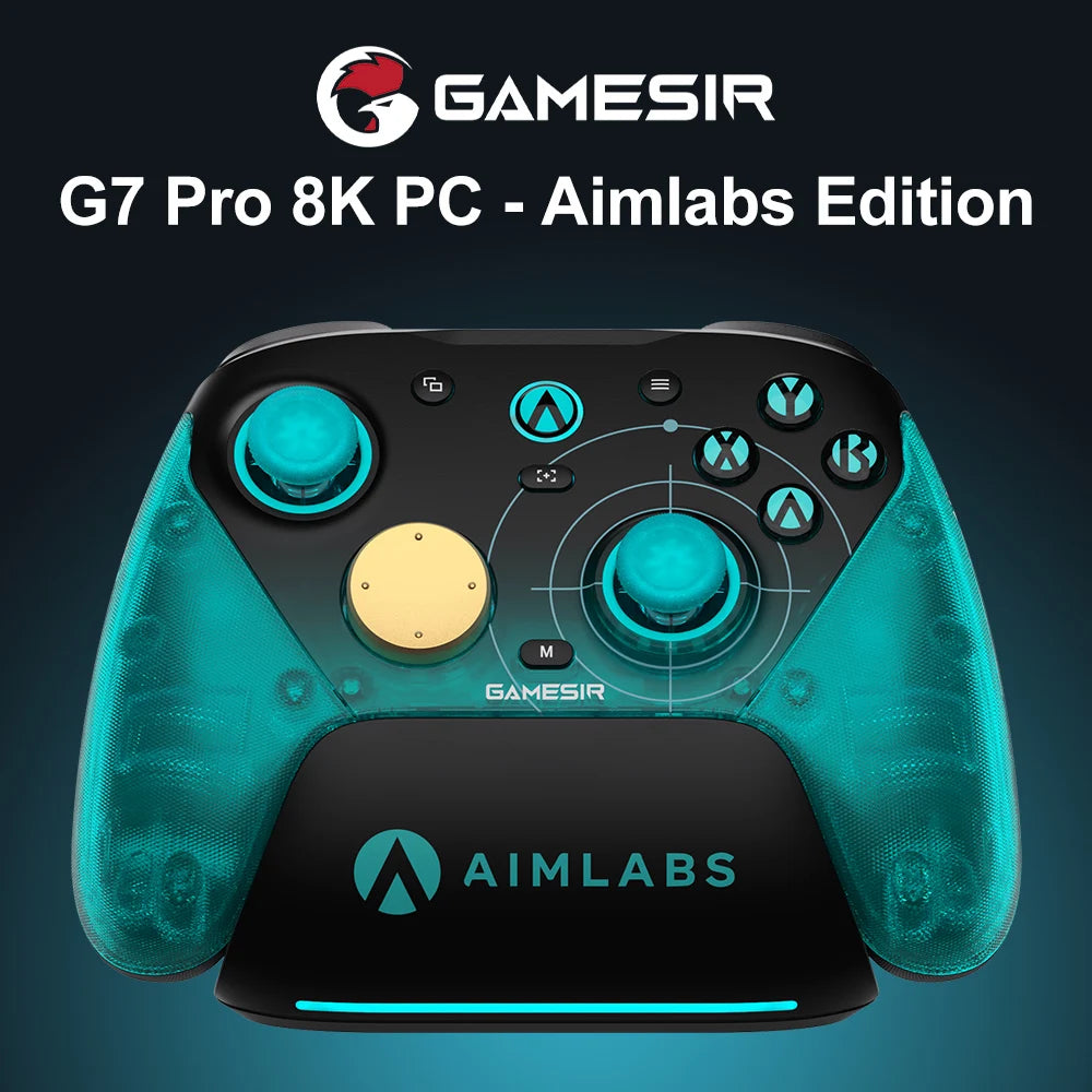 GameSir G7 Pro 8k PC Aimlabs Edition Wireless Controller for FPS Esport Gaming with Motion Control Hall Trigger TMR Strick Gen-2