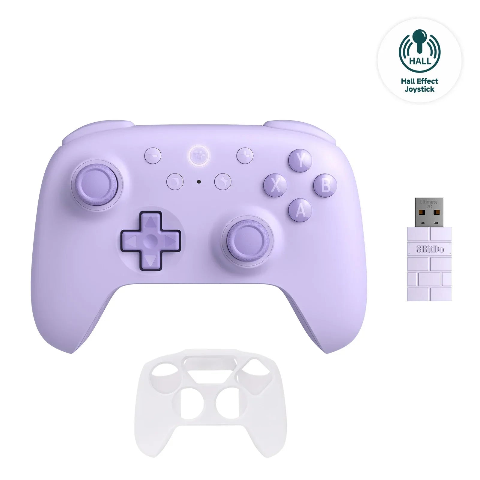 8BitDo Ultimate 2C Wireless Gaming Controller New Color Gamepad Joystick for PC Windows 10/11 Steam Deck Raspberry Pi Android