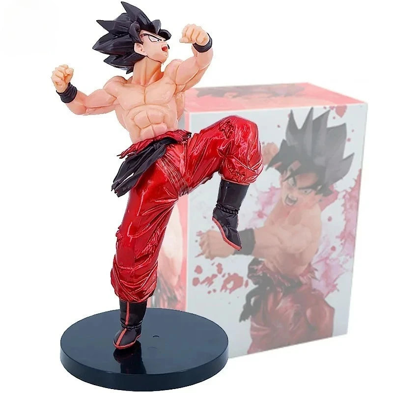 Dragon Ball Z Blood of Saiyan BOS SP10 Kaiwang Fist Son Goku Action Figure PVC Collection Model Classic Ornaments Toy Gift