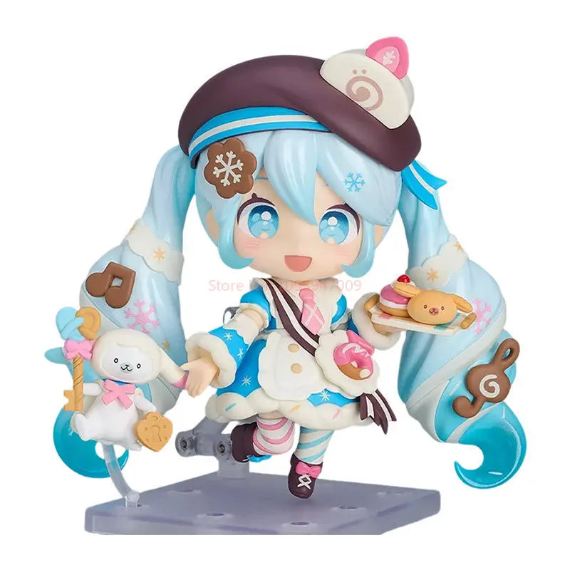 100% Genuine Hatsune Miku Snow Miku Sweet Snow Ver Official Limited Deposit Collectible Anime Figure