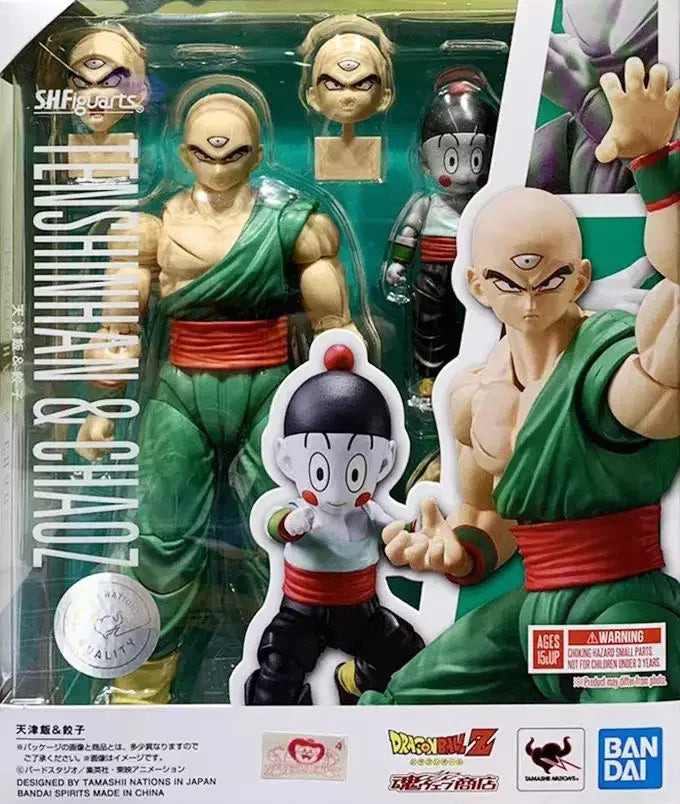 Spot SaleIn Stock Original Bandai Shf  Pvc Figuarts Tenshinhan Chaoz Action Figures GiftIn stock