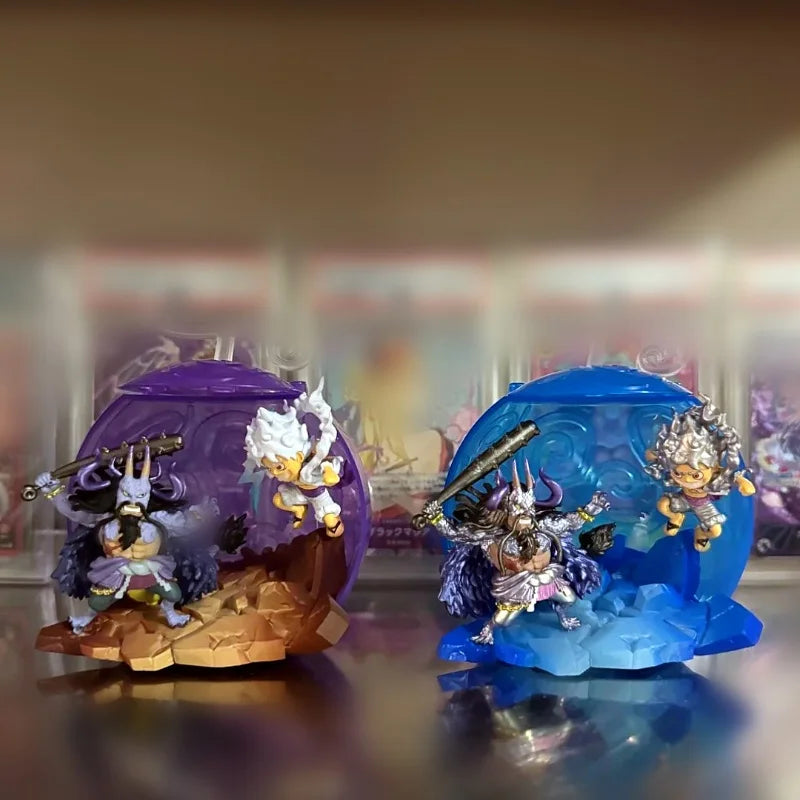 Bandai One Piece Teufelsfrucht Gashapon Monkey D.Luffy vs. Kaidou Anime-Figur Action-Sammelfigur Normale Spezialversion