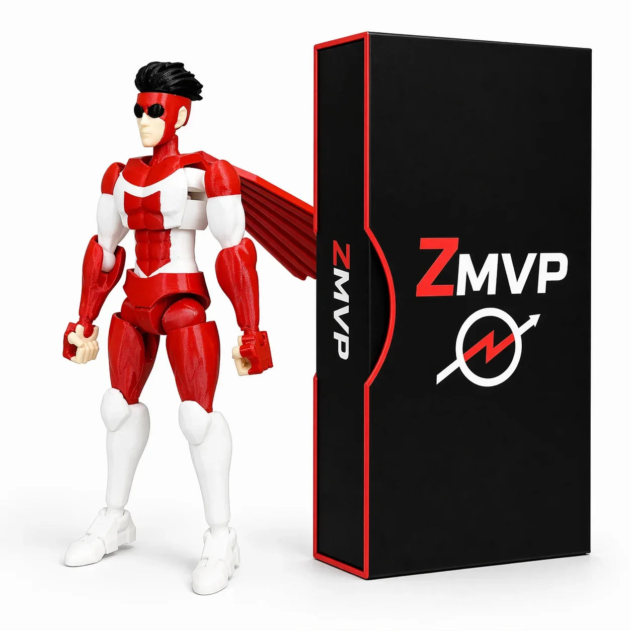 【ZMVP】In Stock Superhero Articulated Action Figure Multi Joint Movable 3D Printed Hero Doll Collectible Model Toy With Gift Box