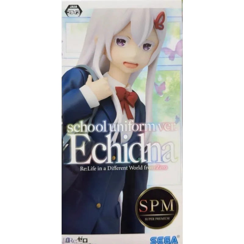 In Stock Original SEGA Re:Life in A Different World From Zero Echidna School Uniform Ver Anime Figure Birthday Present Toy Gifts