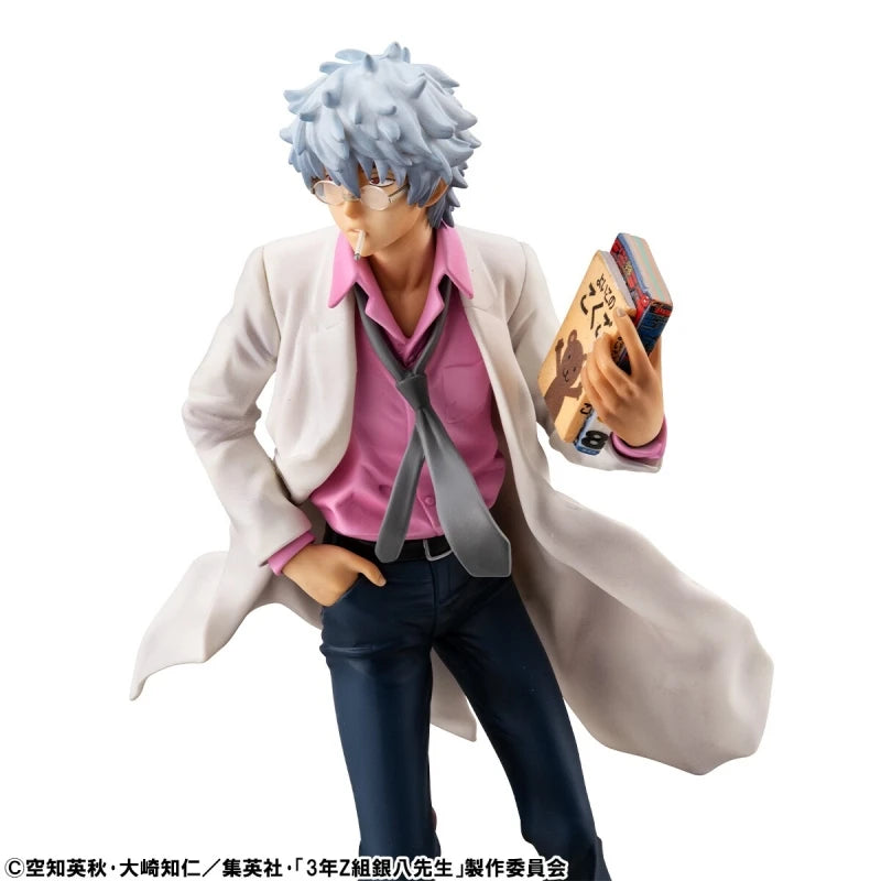 Genuine Megahouse Mh Gem Sakata Ginpachi Figure Gintama 3-Nen Z-Gumi Ginpachi-Sensei Reiwa Ver. Collect Model Ornament Gift