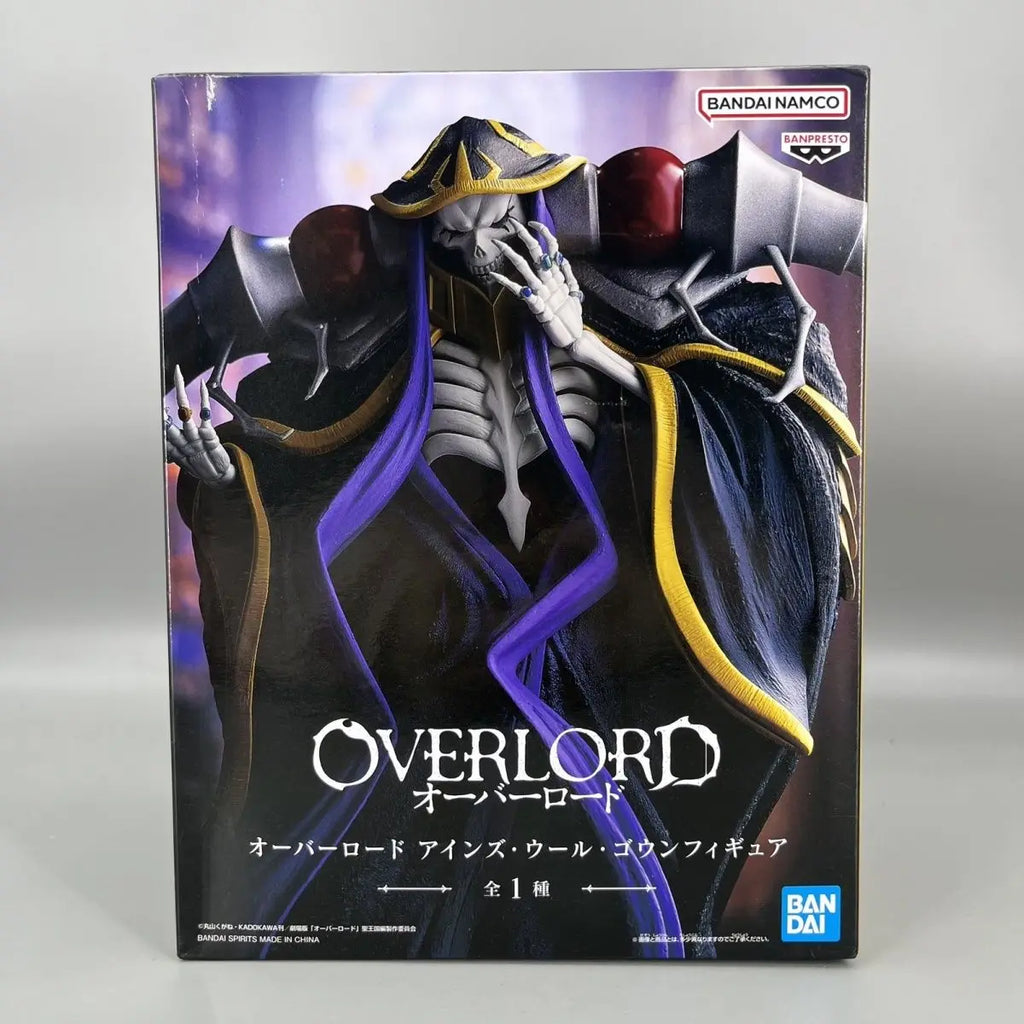 Genuine BANDAI NAMCO OVERLORD Ainz Ooal Gown PVC Figure in stock Collector Figurine Toys Desktop ornament New and unopened doll