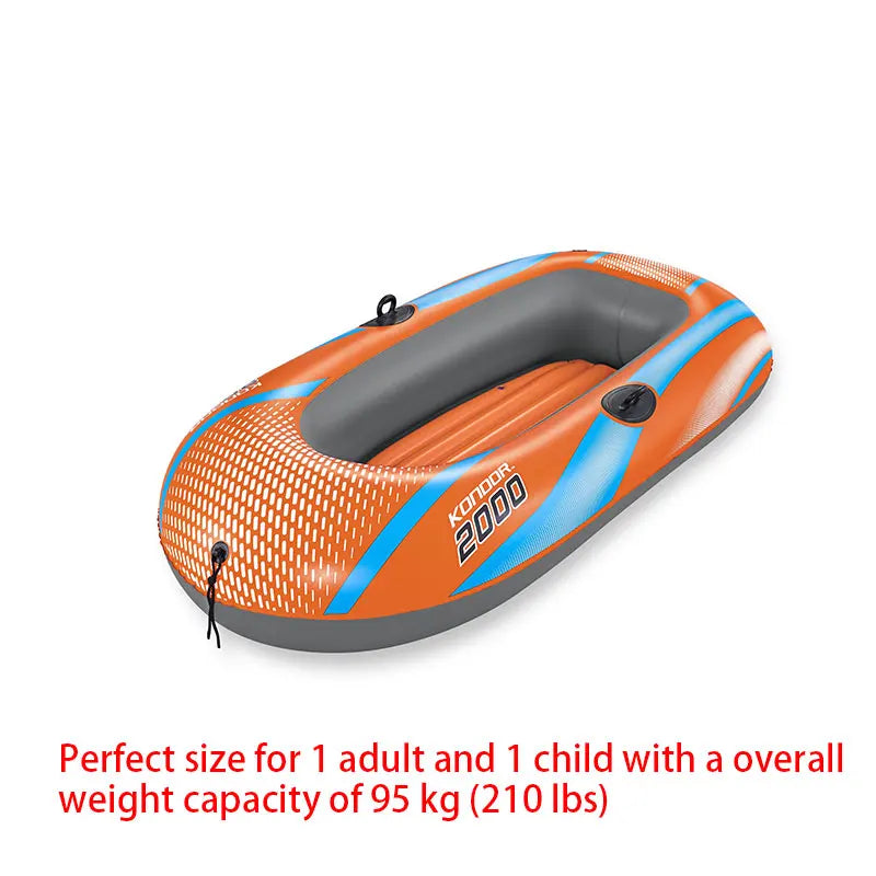 Bestway 61136/61140/61142/61146 Надуваем каяк за 1-3 души - Дълготрайно PVC рафтинг приключенско превозно средство за вълнуващи приключения