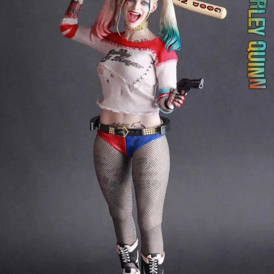 30cm New Marvel Comics Suicide Squad Harleen Quinzel Figure Detective Comics Anime Figure Pvc Model Dolls Collection Gift Toys
