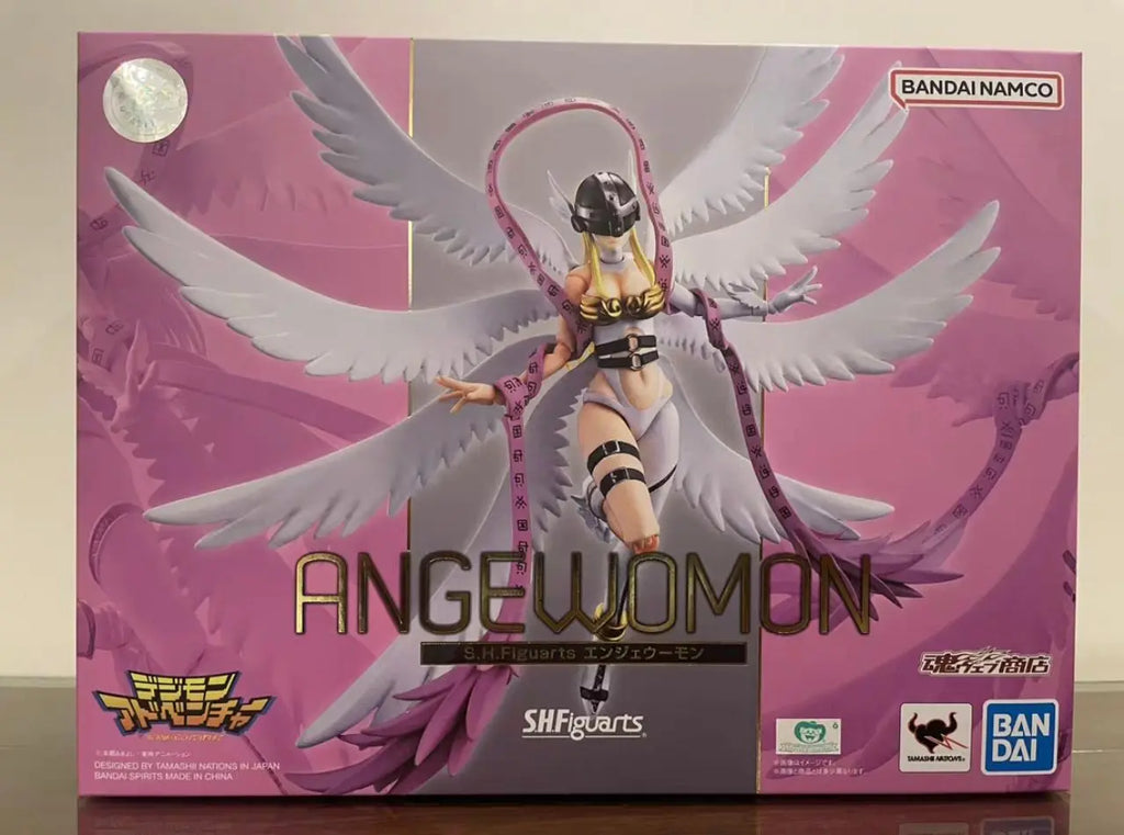 100% Original Bandai Shf Limited Edition Digimon Adventure Angewomon Kit  In Stock Anime Action Collection Figures Model Toys
