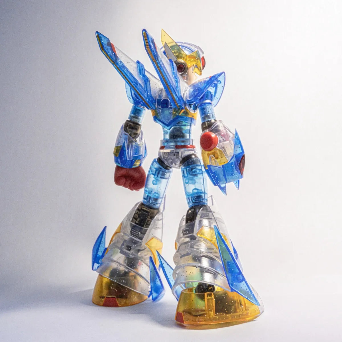【IN STOCK】New SS Model RockMan X Colour-through Falcon Armor KO KP701 Anime Action Figure Megaman X5 Mega Man Assembly Model Toy