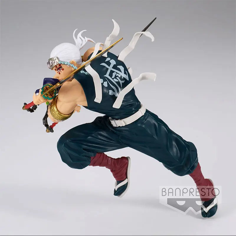 In Stock Bandai Original Banpresto Demon Slayer VIBRATION STARS Uzui Tengen Anime Action Figure Model Figures Toys