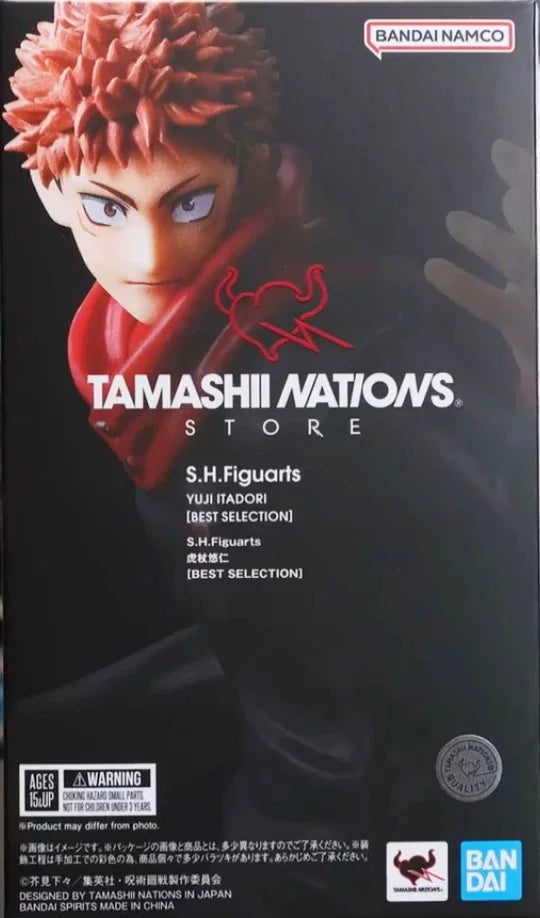 Bandai Original Jujutsu Kaisen Figure Gojo Satoru Itadori Yuji Fushiguro Megumi Kugisaki Nobara Anime Model Toy Gifts