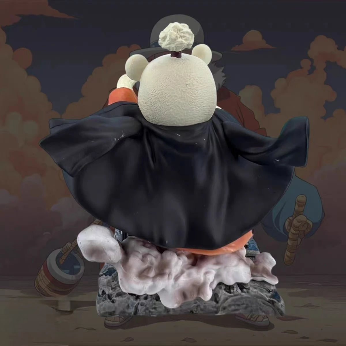 Anime One Piece Figure Q Version Kimono Bepo Pvc Cartoon Statue Figure Model Collection Desk Decor Toys Doll Birthday Gifts