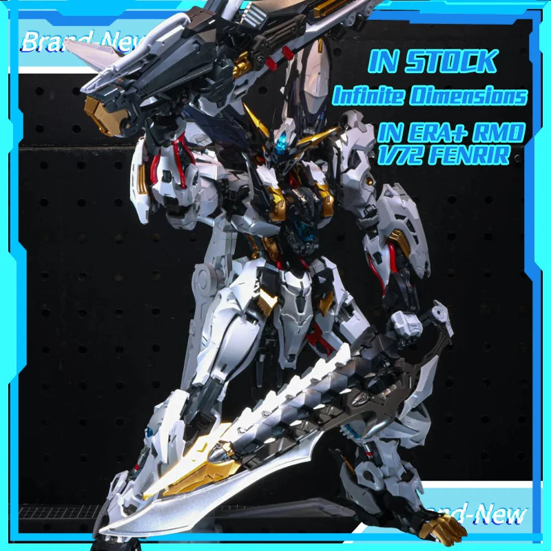【IN STOCK】IN ERA+ RMD 1/72 FENRIR Infinite Dimensions Wolf King Barbatos Alloy Skeleton Assembly Plastic Model Kit Toy Gift