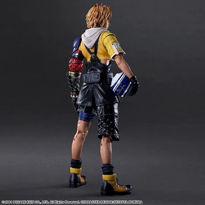Brand new in box PLAY ARTS Kai Final Fantasy X Tidus, approximately 10 inches tall, fully articulated action figure