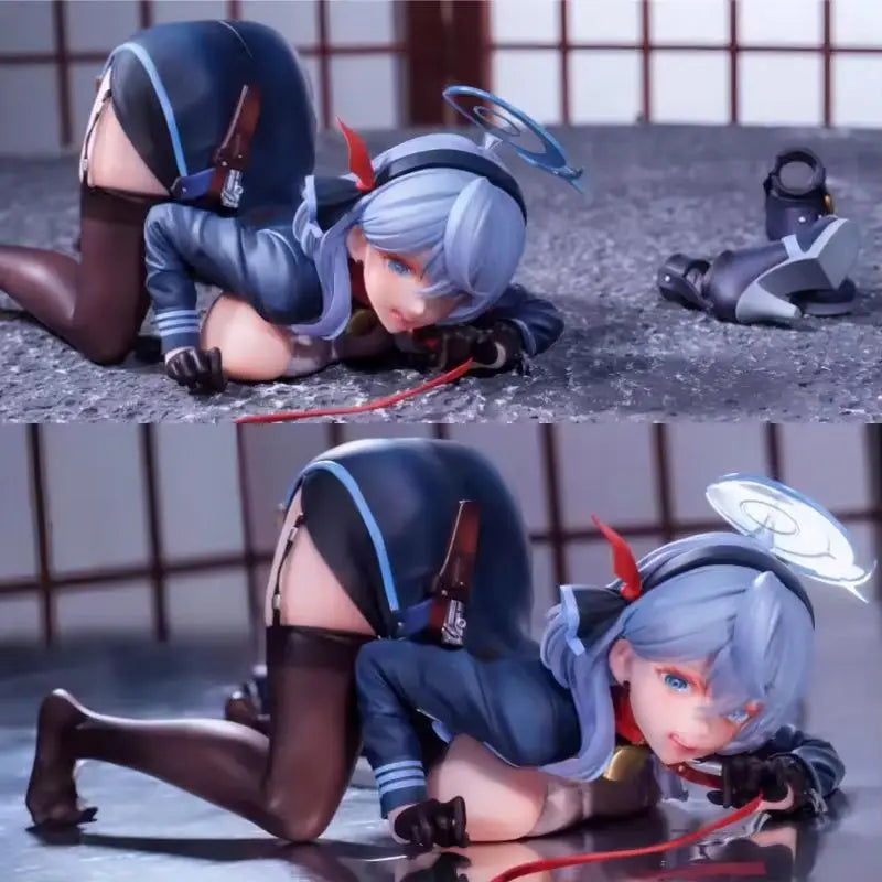 16cm Blue Archive Amau Ako Ver Girl Figure Pvc Action Toy Statue Collection Anime Model Adult Doll Gift
