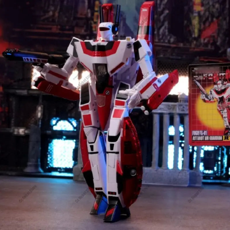 [In Stock] FG01 FG-01 Jetfire G1 Macross VF-1S Action Figure with Quick Armor - Standard - Deluxe Edition Original Box