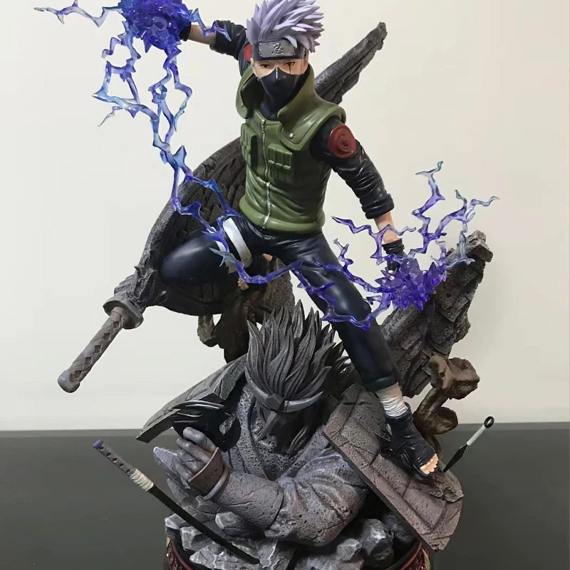 30cm New Naruto Anime Figure Hatake Kakashi Perimeter PVC Model Collect Statue Desktop Decoration Ornaments Birthday Gifts Toys