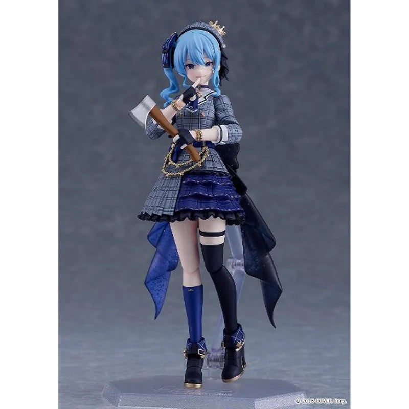 GSC Original Figma  Hololive Hoshimachi Suisei Anime Action Figures Toys for Boys Christmas Gift Collectible Model Ornaments