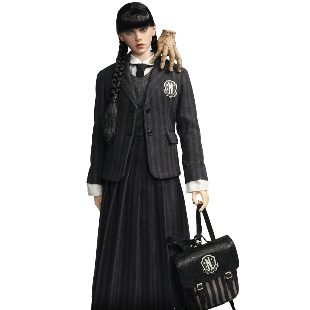 HIPLAY JKTOYS Shadow Raven Maiden Wednesday K-010 1/6 Action Figure