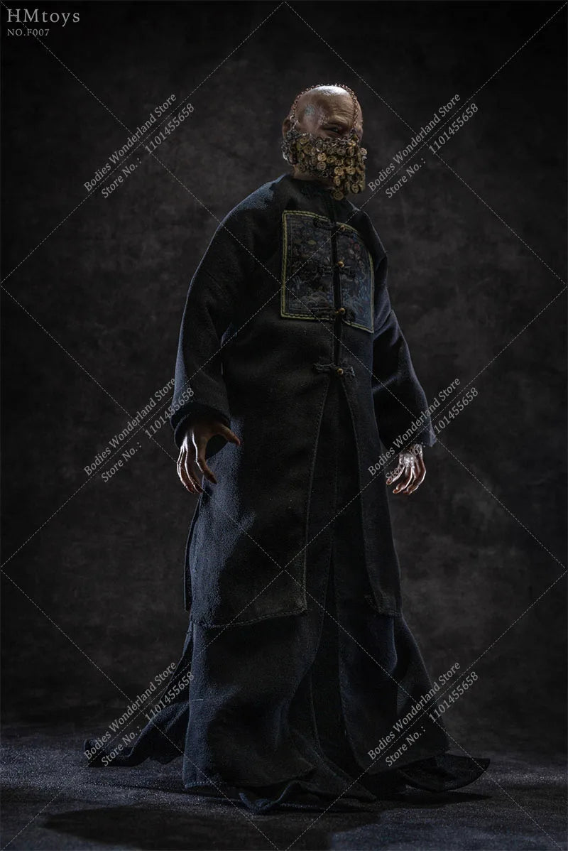Deluxe Edition HMTOYS NO.F008 1/6 Scale Collectible Zombie-Rebirth Movable 12Inch Male Action Figure Doll with Platform Scene