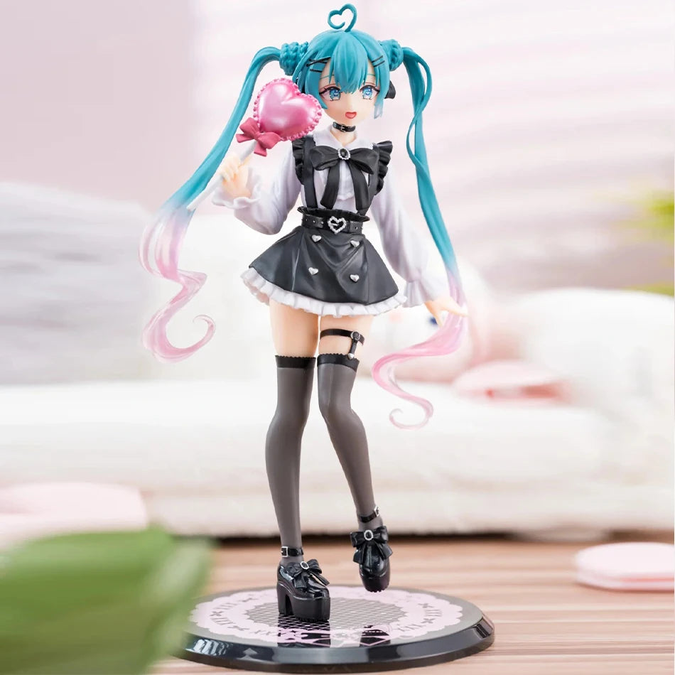 20cm Sexy Girl Hatsune Miku Anime Figure Fashion Subclture Miku Action Figure Christmas Gift PVC Collection Model Doll Toys