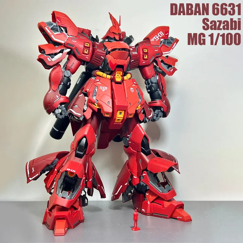 In Stock DABAN 6631 SAZABI Ver.Ka MG 1/100 6631S Toys Assembly Model Kit Action Figures Plastic Model Kits Robot Collection Gift