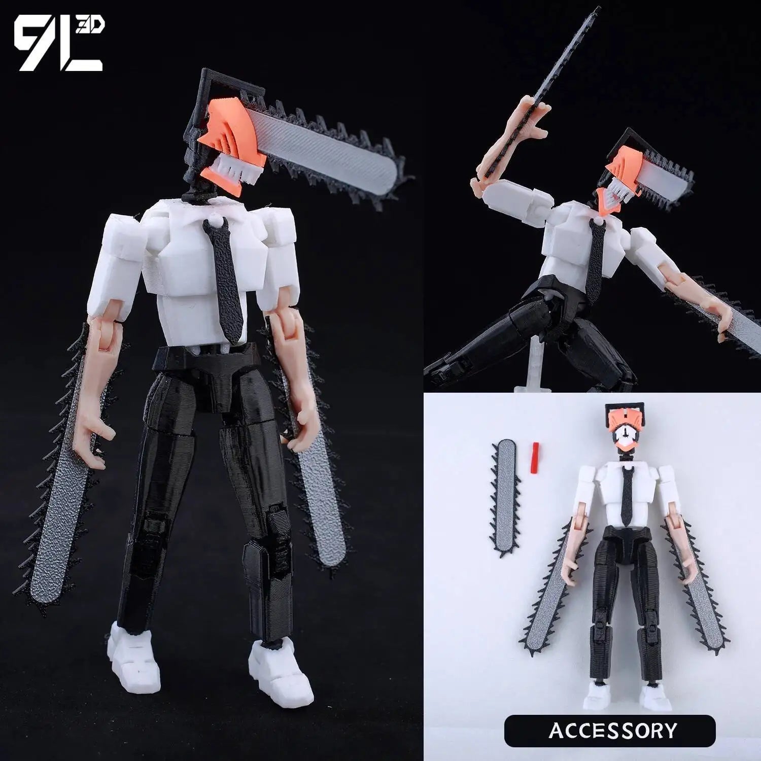 9L3D-gedruckte JoJo's Lucky 13 Dummy 13 Titan 13 T13 Mehrgelenkige Actionfiguren Sammlung Hobby Modell Ornamente Jungen Spielzeug Geschenke