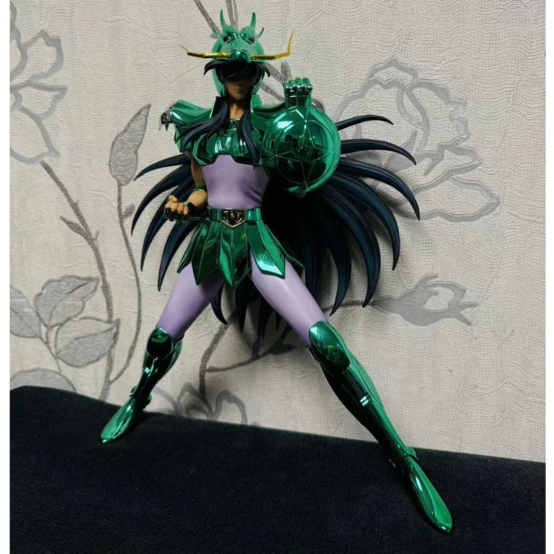 Saint Seiya Myth Cloth New  Electroplating Gold Saints Dragon Cygnus Hyoga Pegasus V1 Color Resin Statue GK Resin Figure
