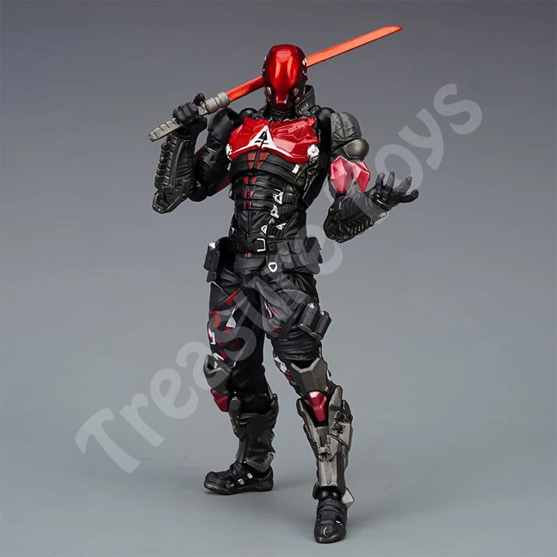 In Stock Arkham Factory Batman Figure Amazing Yamaguchi Arkham Knight Batman Anime Action Figure Model Toys Collection Gifts