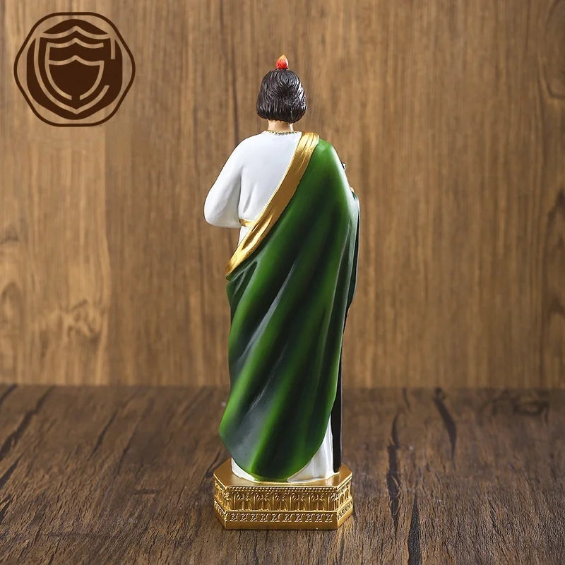 1 бр. 8" статуя на Свети Юда фигурка патерици декорация за стая религиозни подаръци колекция домашен декор