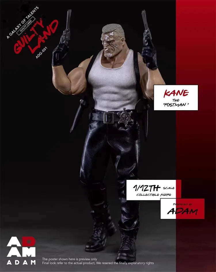 MUFF ADAM ADG-001 1/12 Soldier Postman Kane Full Set 6'' Action Figure Model Toy In Stock