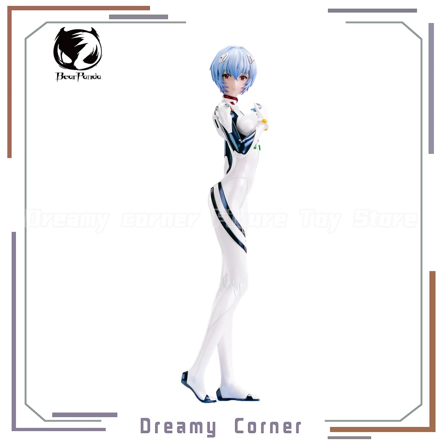 【Pre-sale】Original BearPanda EVA REI AYANAMI 1/4 Scale Figure Model Ornament Toy