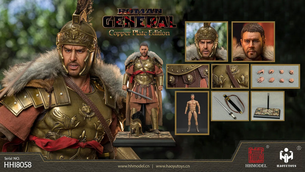 【In Stock】HHMODEL HAOYUTOYS HH18058 Imperial Legion General Bronze Edition 1/6 Action Figure Model Collection