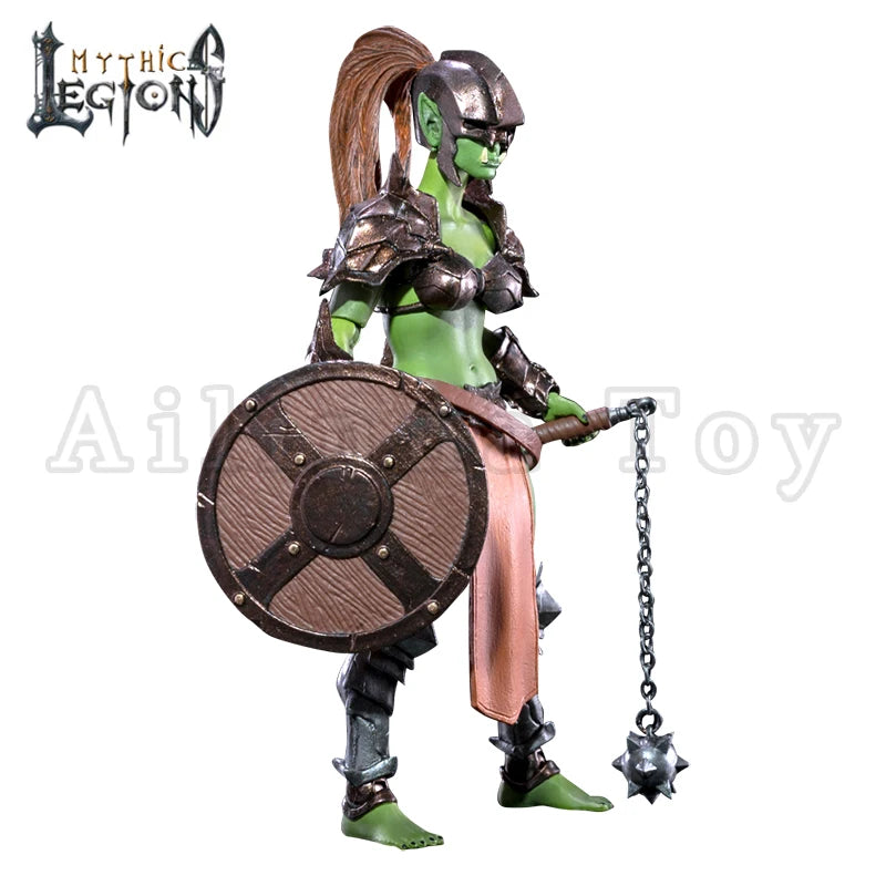 Four Horsemen Studio Mythic Legions 1/12 6inches Action Figure Deluxe Female Orc Builder Ver 2.0 Anime Model Toy