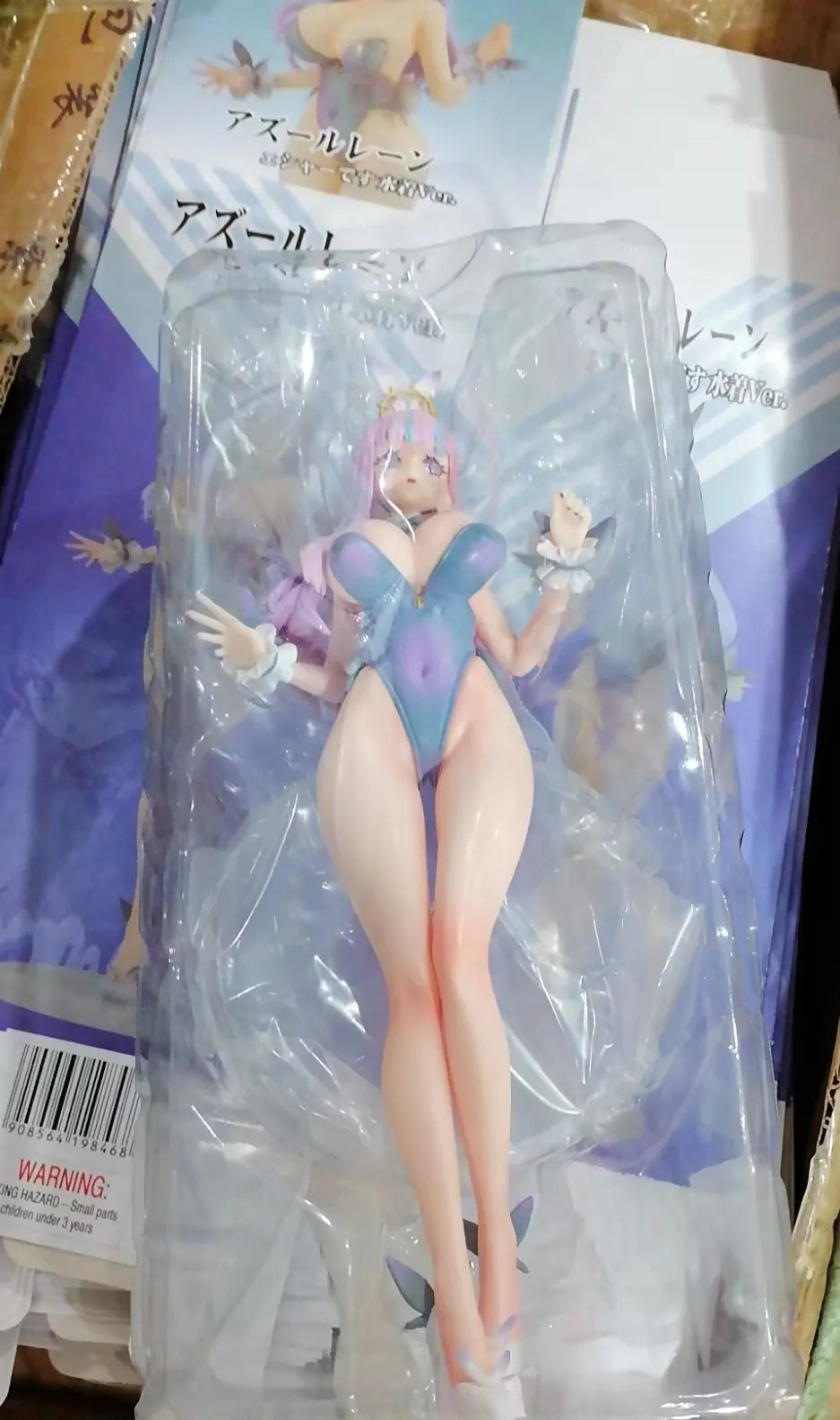 27CM Anime Figure Game Azur Lane Plymouth Figure Bunny Dress Up Standing Model Toy Gift Collection Action Figure PVC