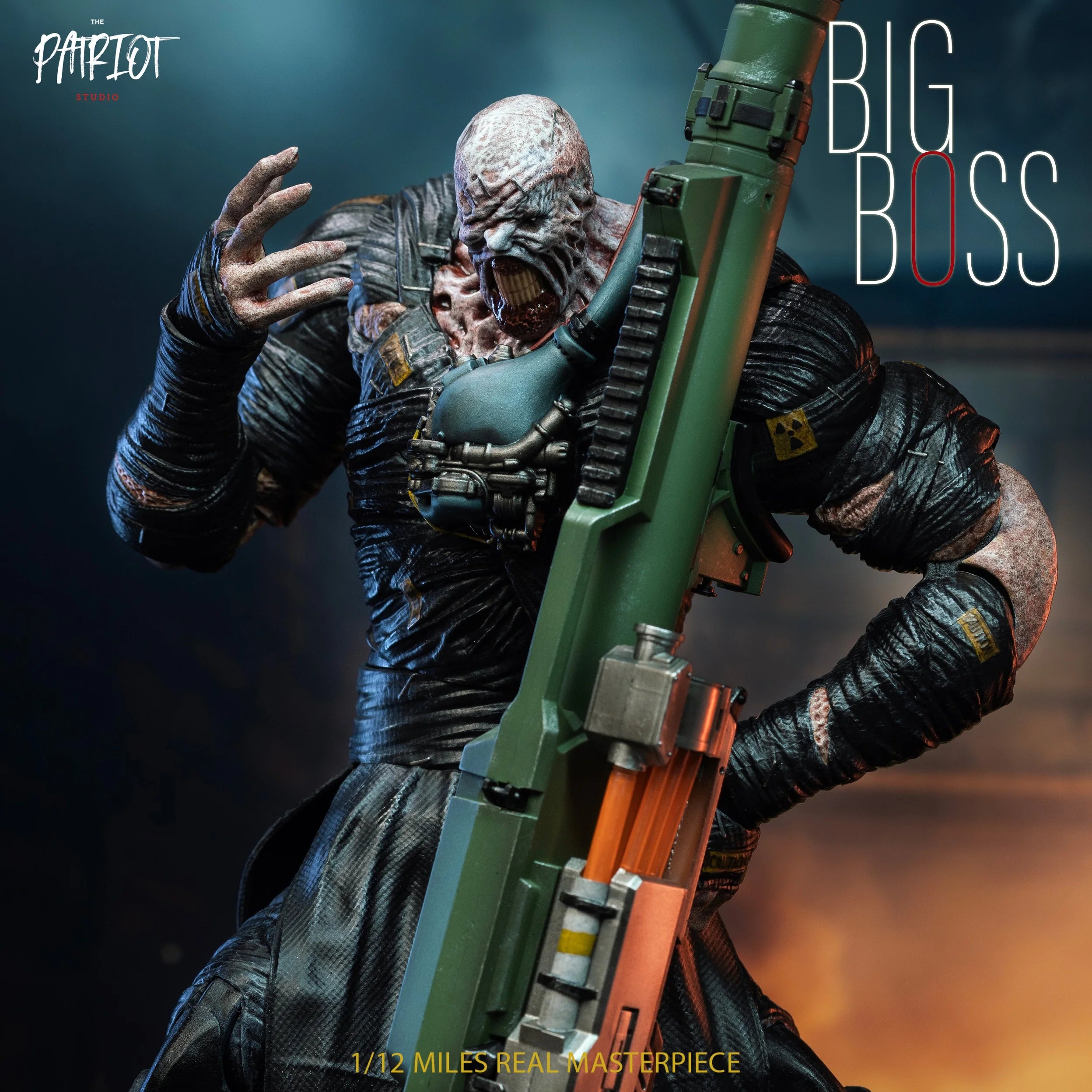 Patriot Studio 1/12 scale Zombie Nemesis BIG BOSS Licker Action Figures Toy Gift Collection
