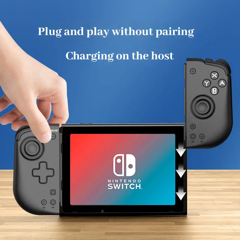 Coiorvis Switch Game Controller Joycon Left Right Split Controllers Hd Vibration Hall Joystick Bluetooth Motion Sensing Gamepad