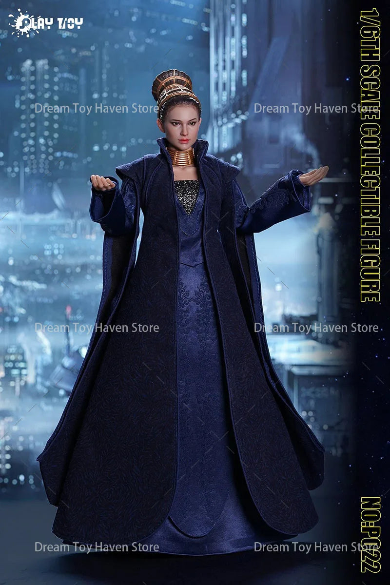 PLAY TOY P022 1/6 Scale Female Galactic Senator Padmé Noble Queen 12Inch Action Figure Collectible Model