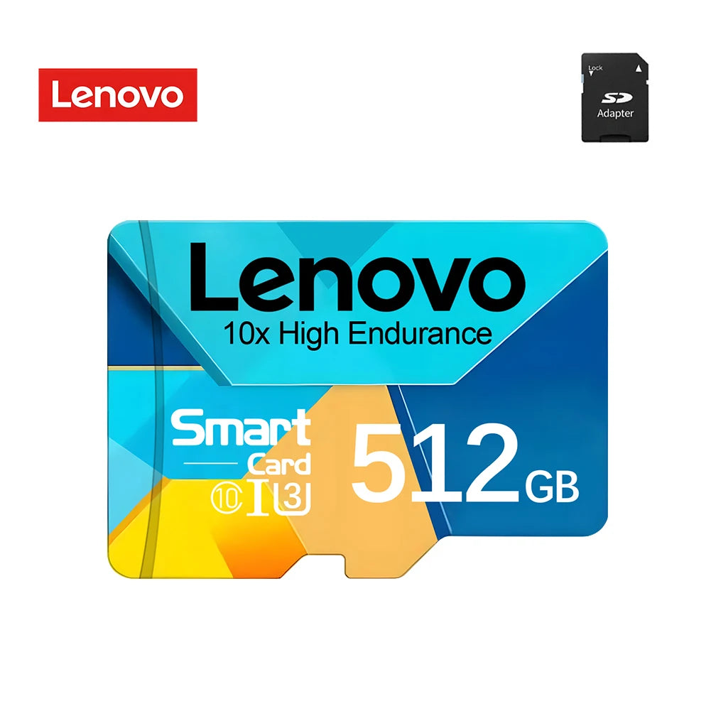 Lenovo 1TB High Speed Memory Card 512GB 256GB Class 10 2TB Micro TF SD Card 1TB SD Memory Card For Nintendo Switch Phone/Ps4