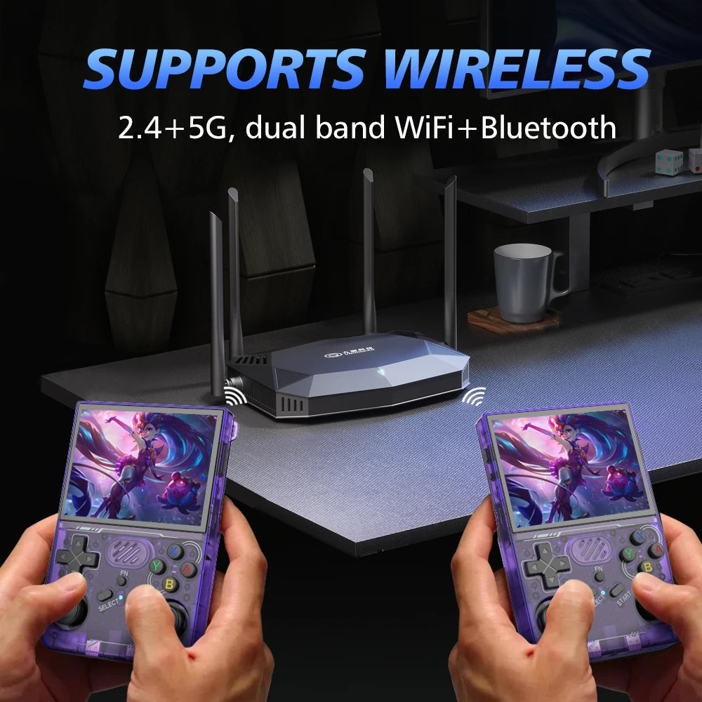 2025 R36S New Upgraded R36XX Handheld Game Console with WIFI Connectivity, 3.5-inch Screen, Built-in 15000+ Games, A Great Gift