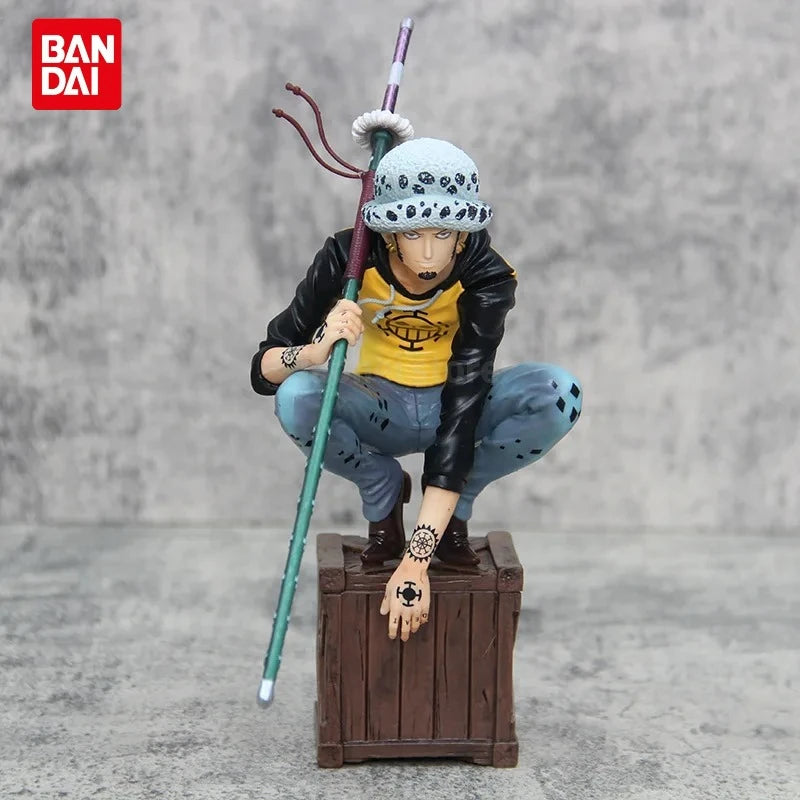 21cm One Piece Figures Trafalgar D. Water Law Action Figures Anime Pvc Model Statue Ornamen Collection Decoration Toys Gifts
