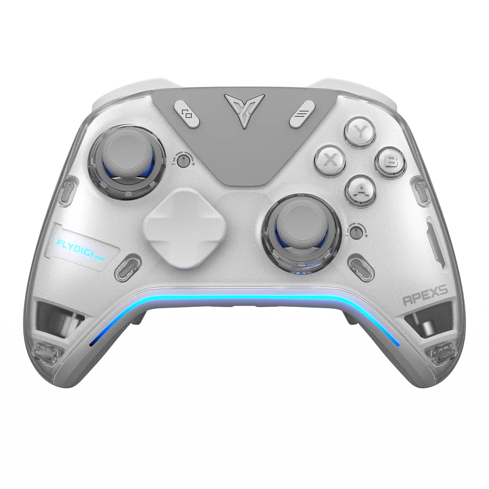 Flydigi APEX5 Elite Wireless Gaming Controller – Power Feedback, Charging Dock for PC, Switch 2, Mobile & Steam