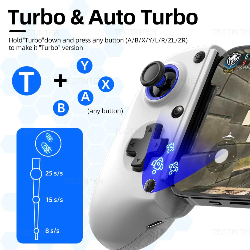 BSP-D11 Stretching Wireless Controller For Nintendo Switch/PS4/PS3/XBOX Gamepad For Android/Apple iOS Streaming  Accessories