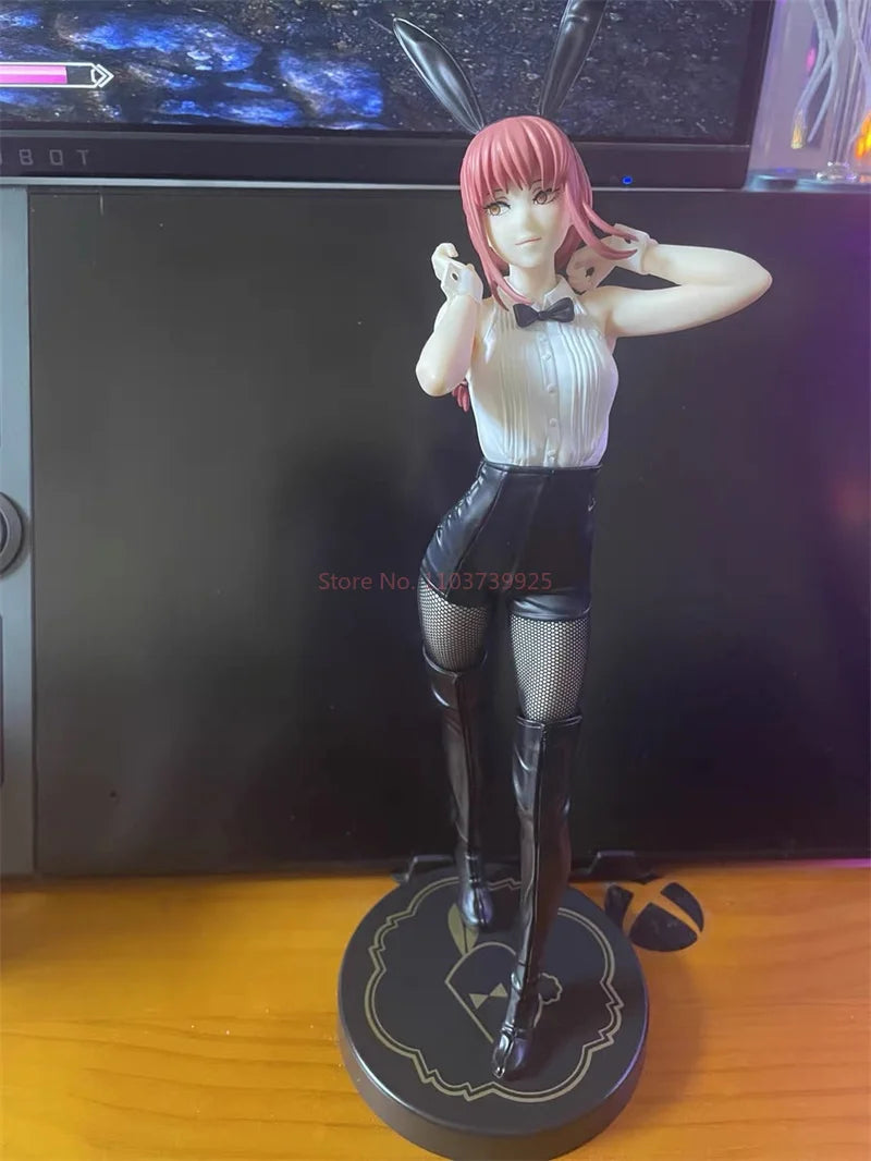 Keine Box, Aktionspreis 2024, japanische Original-Anime-Figur Makima Bunny Ver., Actionfigur, Sammlermodell, Spielzeug für Jungen