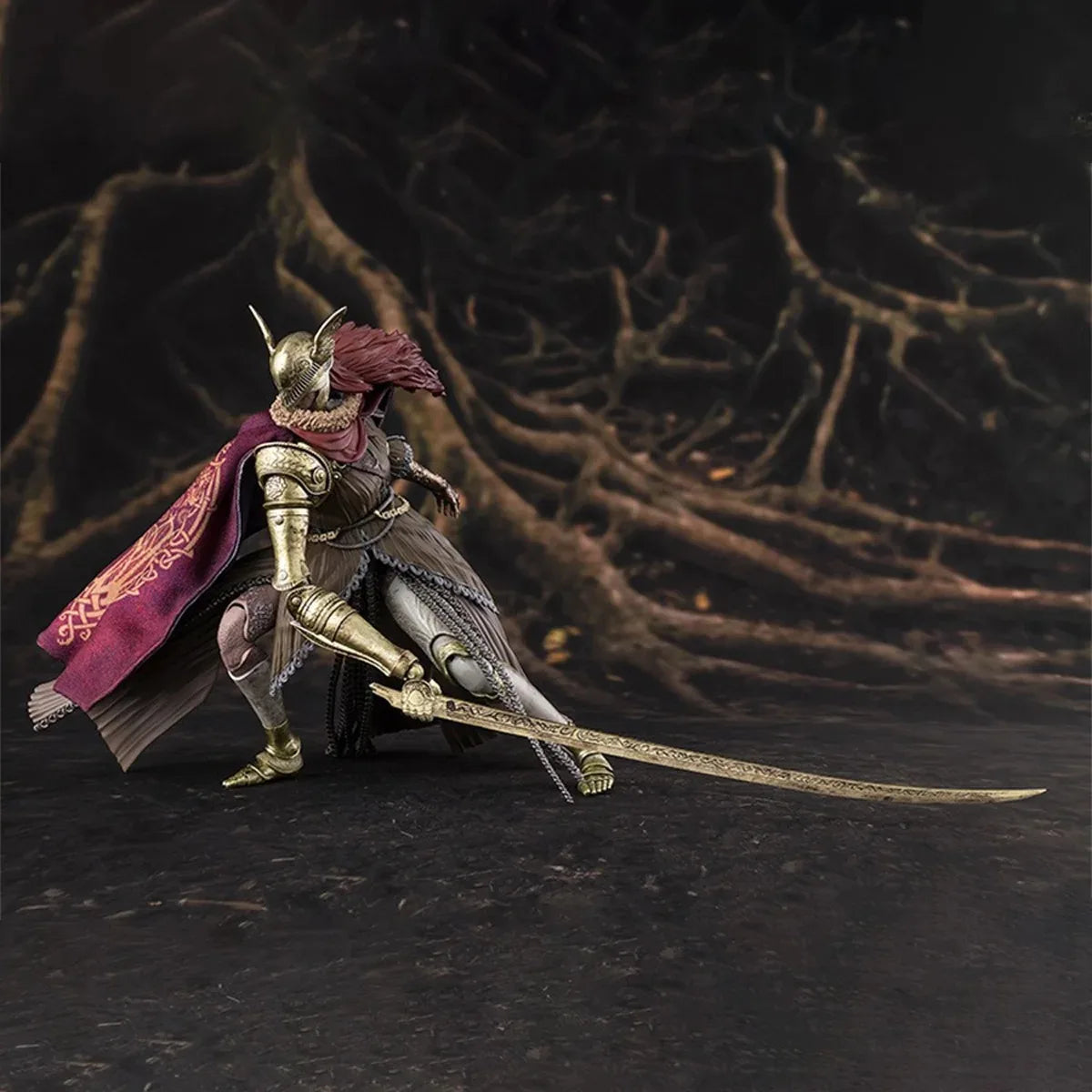 Genuine Bandai Original Elden Ring Figure Model Kits S.H.Figuarts 1/12 Anime Figures Malenia Action Model Toys Gift for Kids