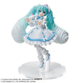 SEGA  Luminasta Original 19Cm Hatsune Miku Cinnamoroll ホワイトドレスVer. Action Figure Toys For Kids Gift Collectible Model Ornaments