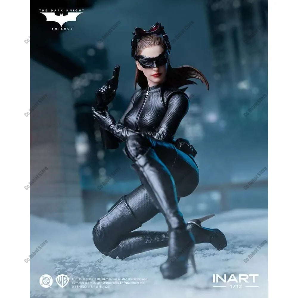 [In Stock] INART 1/12 Batman The Dark Knight Rises Catwoman Bale Eternal Battle Hero 6-Inch Action Figure Model Collectible Gift