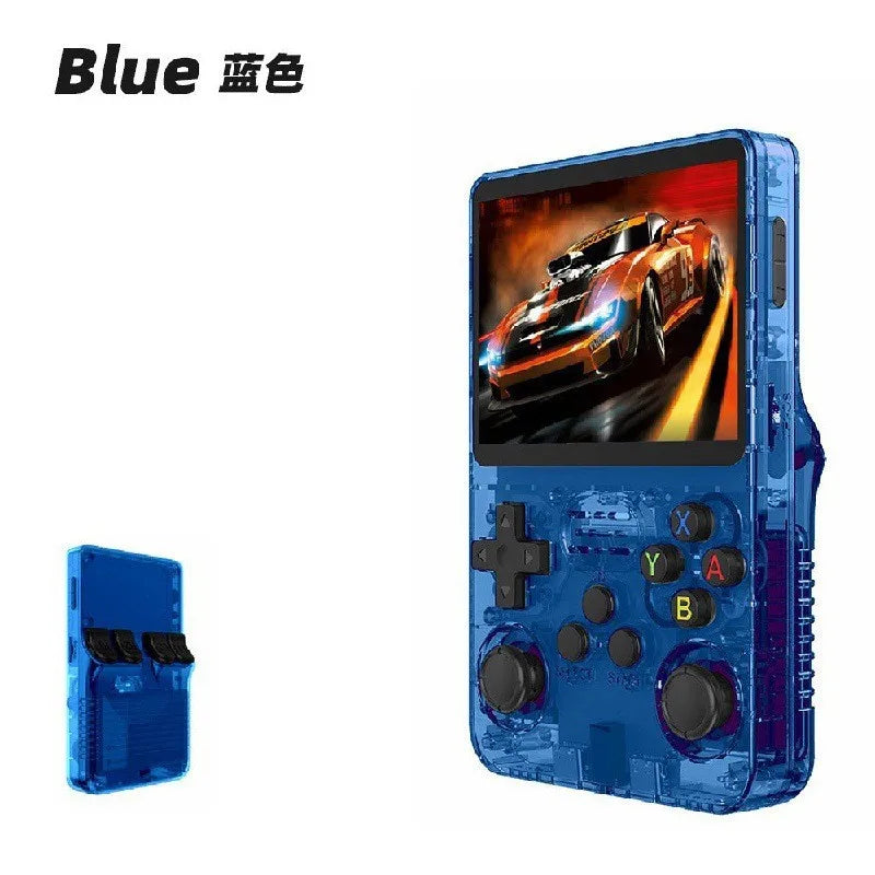 R36S Retro Handheld-Videospielkonsole ARKOS-System 3,5-Zoll-IPS-Bildschirm Klassischer tragbarer Pocket-Videoplayer 128G Spiele Junge Geschenk