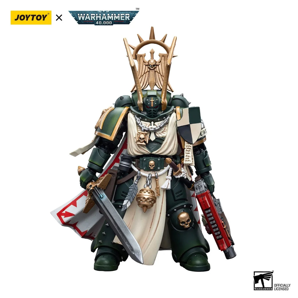 【На склад】 JOYTOY Warhammer 40K 1/18 Екшън фигурка Dark Angels Master Lazarus Модел играчка момче подаръци 3.75 инча